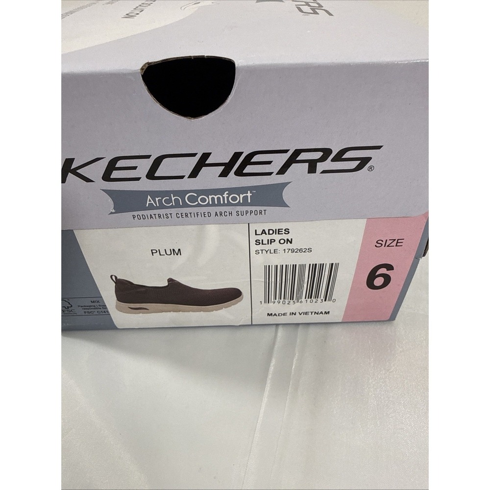 Skechers Vapor Foam True Classic. Women's Plum. EUC. Size 6 - Picture 9 of 9